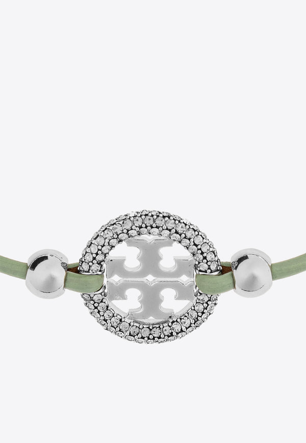 Tory Burch Miller Slider Leather Bracelet Green 153675 0-300