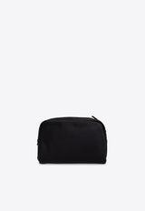 Tory Burch Virginia Curved Logo Toiletry Bag Black 159800 0-001