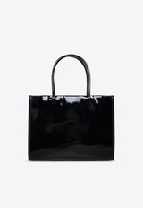 Tory Burch Small Ella Patent Leather Tote Bag Black 161876 0-001