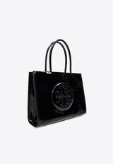 Tory Burch Small Ella Patent Leather Tote Bag Black 161876 0-001