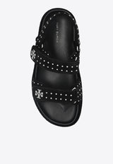 Tory Burch Kira Studded Suede Sports Sandals Black 159921 0-043