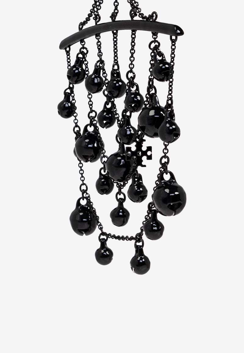 Tory Burch Bell Chandelier Drop Earrings Black 160412 0-001