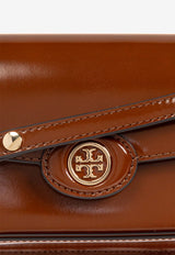 Tory Burch Robinson Spazzolato Rectangular Crossbody Bag Brown 161831 0-223