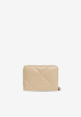 Tory Burch Small Kira Zip-Around Wallet Cream 162157 0-700