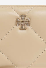 Tory Burch Small Kira Zip-Around Wallet Cream 162157 0-700