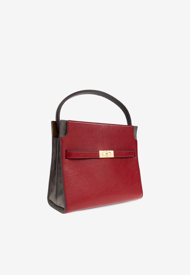 Tory Burch Small Lee Radziwill Top Handle Bag Red 162238 0-600