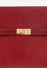 Tory Burch Small Lee Radziwill Top Handle Bag Red 162238 0-600