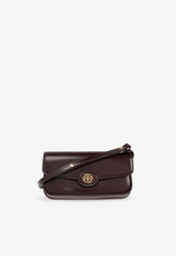 Tory Burch Robinson Spazzolato Rectangular Crossbody Bag Bordeaux 161938 0-616