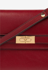 Tory Burch Lee Radziwill Leather Shoulder Bag Red 162246 0-600