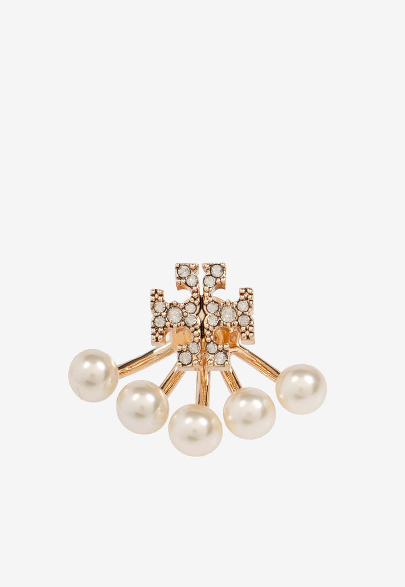 Tory Burch Kira Pearl Stud Earrings Gold 163695 0-782