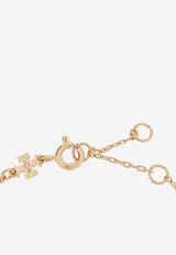 Tory Burch Interlocking Wishbone Chain Bracelet Gold 163709 0-783