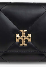 Tory Burch Kira Quilted Leather Flap Wallet Black 163955 0-001