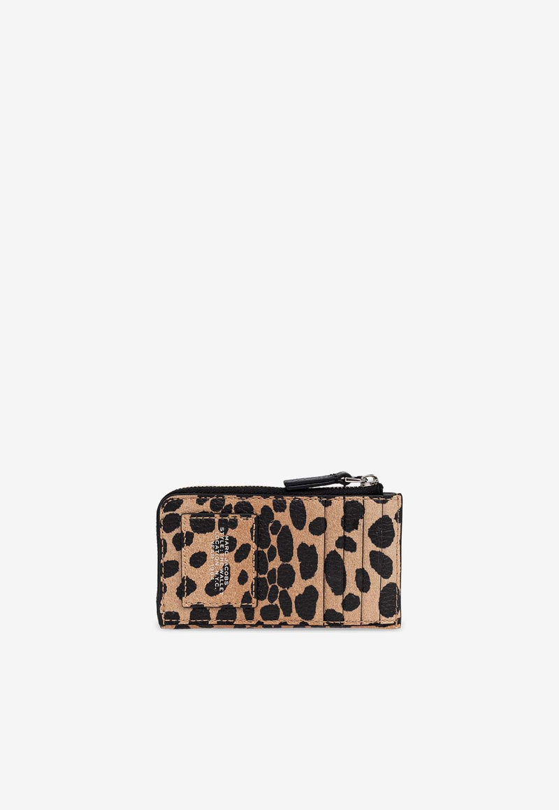 Marc Jacobs The Cheetah Print Zipped Wallet Brown 2R4SMP004S02 0-002