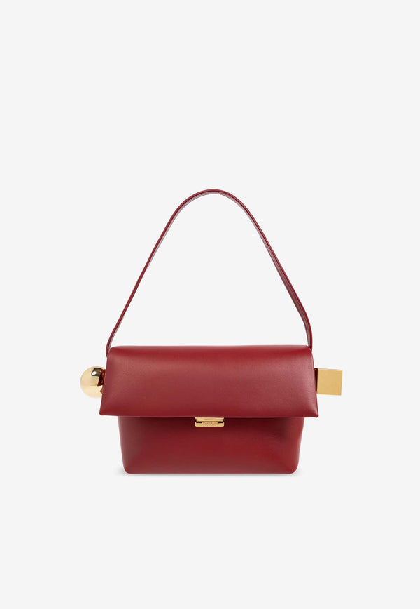 Jacquemus The Rond Carré Shoulder Bag Red 243BA383 3171-480