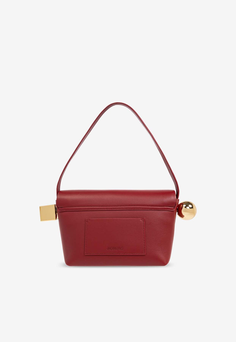 Jacquemus The Rond Carré Shoulder Bag Red 243BA383 3171-480