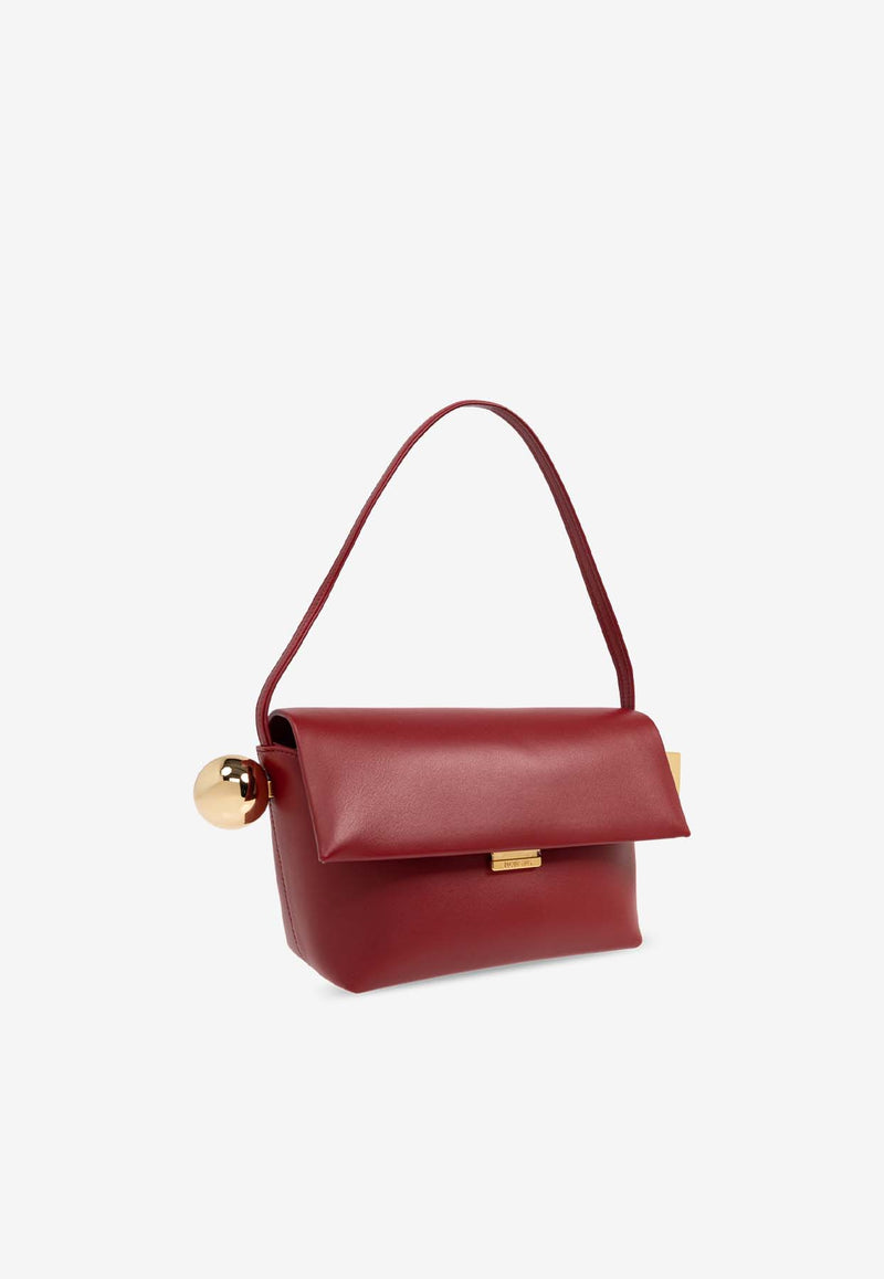 Jacquemus The Rond Carré Shoulder Bag Red 243BA383 3171-480