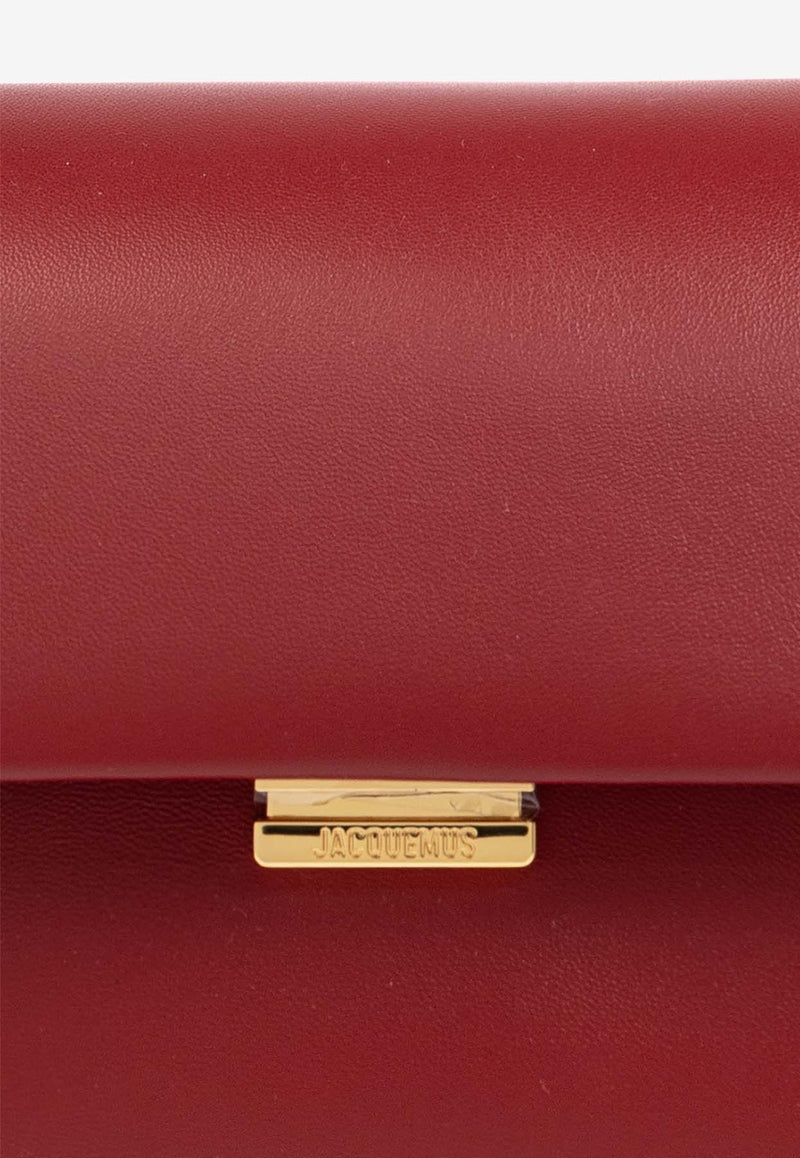 Jacquemus The Rond Carré Shoulder Bag Red 243BA383 3171-480