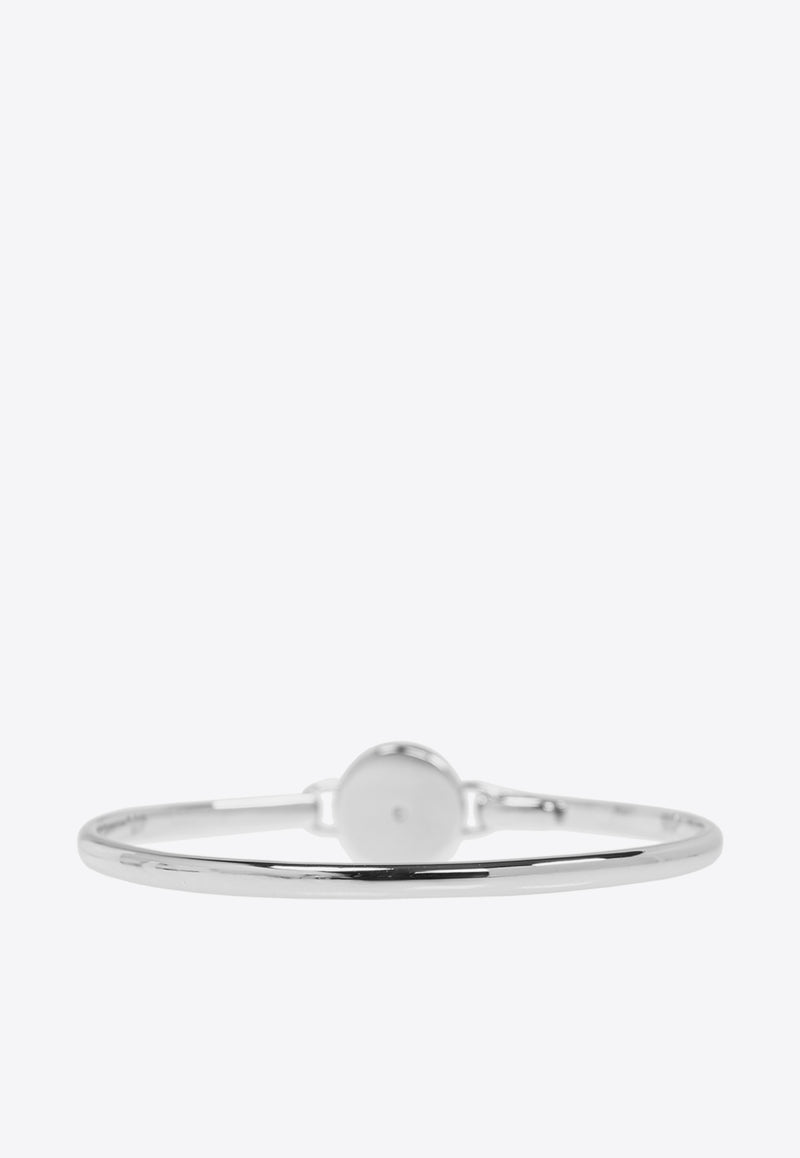 The Button Hinge Enamel Bracelet 2R4JBR001J34 0-047 Silver