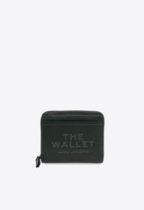 The Mini Logo-Embossed Leather Compact Wallet 2R3SMP044S10 0-308 Green