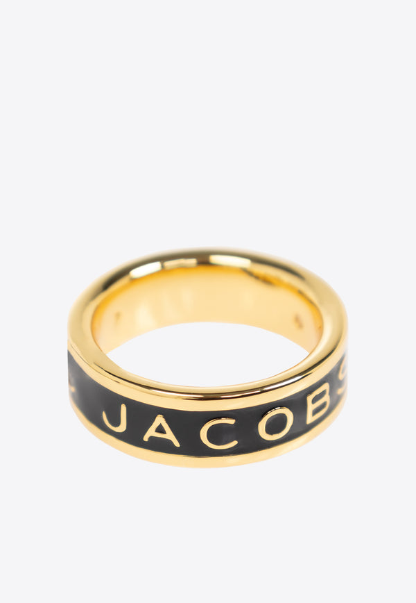 The Logo Enamel Ring 2R4JRN001J41 0-972 Black