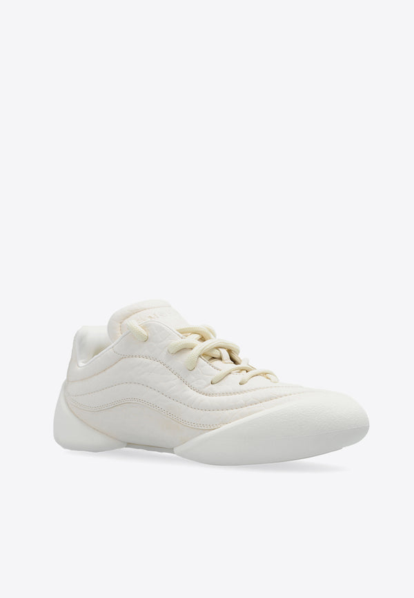 Alexander McQueen Flexion Lace-Up Sneakers Cream 808181 WHABE-9100