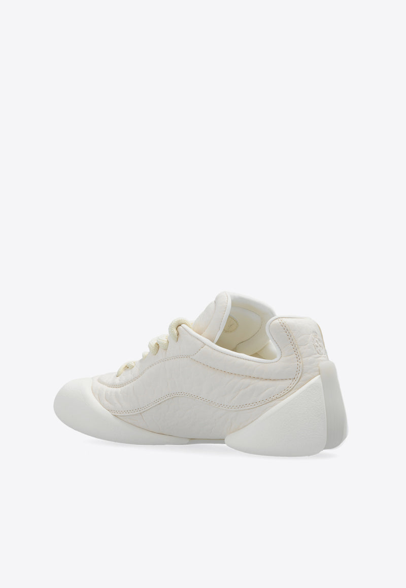 Alexander McQueen Flexion Lace-Up Sneakers Cream 808181 WHABE-9100