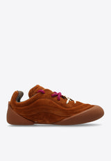 Alexander McQueen Flexion Suede Sneakers Brown 807874 WWAAE-7464