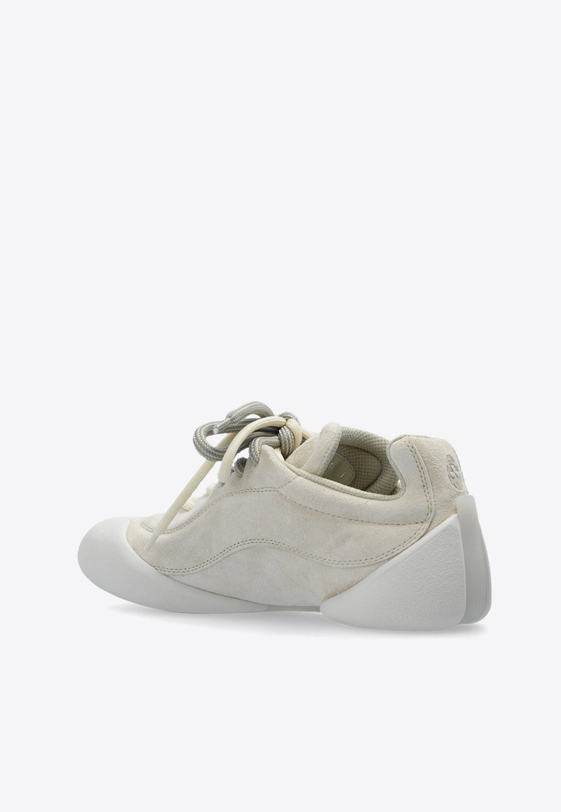 Alexander McQueen Flexion Lace-Up Sneakers Cream 808181 WWAAE-1991