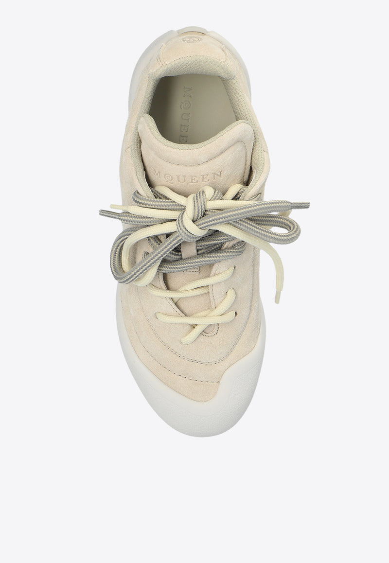 Alexander McQueen Flexion Lace-Up Sneakers Cream 808181 WWAAE-1991