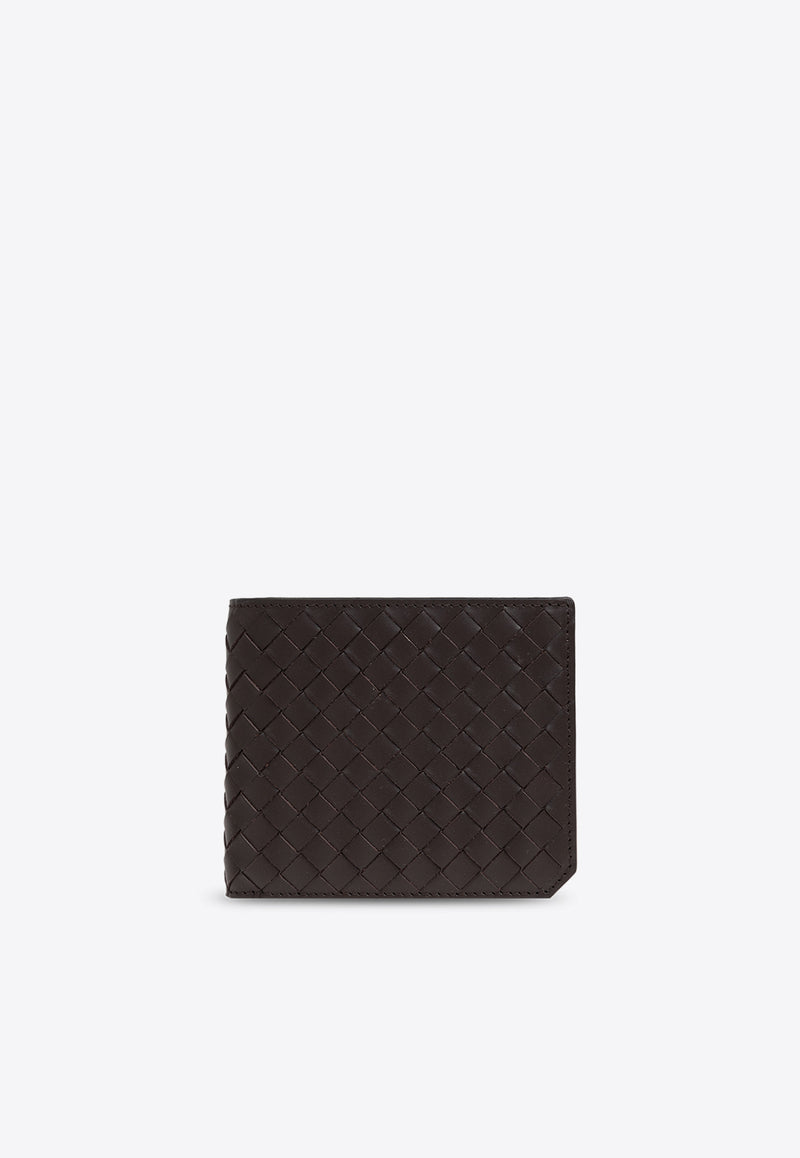 Bottega Veneta Bi-Fold Intrecciato Piccolo Leather Wallet Fondant 796966 V4LQ2-2145