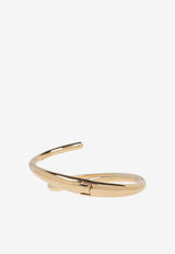 Bottega Veneta Frills Open Bracelet Gold 804844 VAHU0-8120