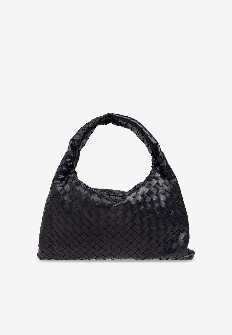 Bottega Veneta Small Hop Intrecciato Leather Top Handle Bag Shadow 796262 V3IV1-4212