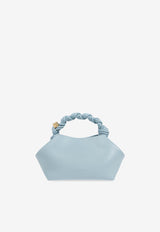 GANNI Small Bou Top Handle Bag Light Blue A6335 5894-297