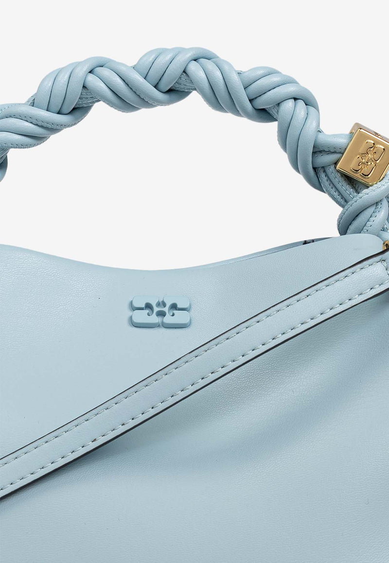 GANNI Small Bou Top Handle Bag Light Blue A6335 5894-297