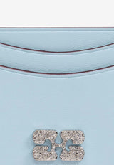 GANNI Butterfly Plaque Bou Cardholder Light Blue A6467 5898-297