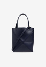 Loewe Mini Puzzle Calfskin Tote Bag Navy A657V25X01 0-ABYSS BLUE