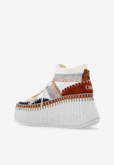 Chloé Nama High-Top Platform Sneakers White CHC23A909 Y0-651