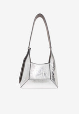 Jimmy Choo Small Diamond Hobo Shoulder Bag Silver DIAMOND HOBO S BYK-SILVER ANTIQUE SILVER