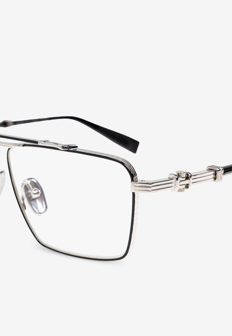 Balmain Brigade 6 Rectangular Glasses Clear BPX-149D-56 0-0