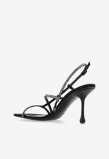 Jimmy Choo Etana 80 Crystal Embellished Sandals Black ETANA 80 WCH-BLACK SMOKE