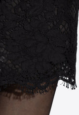 Dolce 
Gabbana Floral Lace Skirt Black F4AP8T HLMAK-N0000