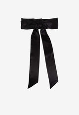 Dolce 
Gabbana Silk Satin Tie Belt Black FB403A FU1NU-N0000