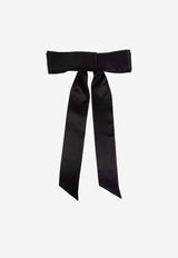 Dolce 
Gabbana Silk Satin Tie Belt Black FB403A FU1NU-N0000