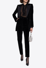 Dolce 
Gabbana Tailored Velvet Tuxedo Pants Black FTC71T FUVG7-N0000