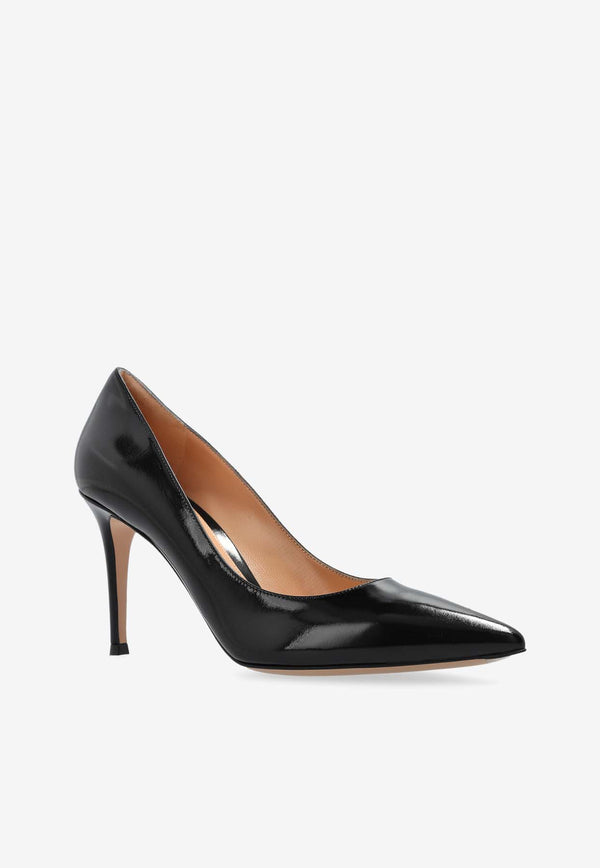 Gianvito Rossi Gianvito 85 Nappa Leather Pumps Black G24580 85RIC-NUINERO