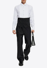 Dolce 
Gabbana Vest Bottom Tuxedo shirt White G5MC1T GI686-S9000