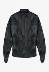 Dolce 
Gabbana Super-Oversized Silk Shirt Black G5MG0T HUMDJ-N0000