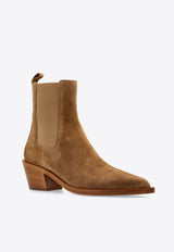 Wylie 45 Suede Ankle Boots Gianvito Rossi G72901 45CUO-CASCAML