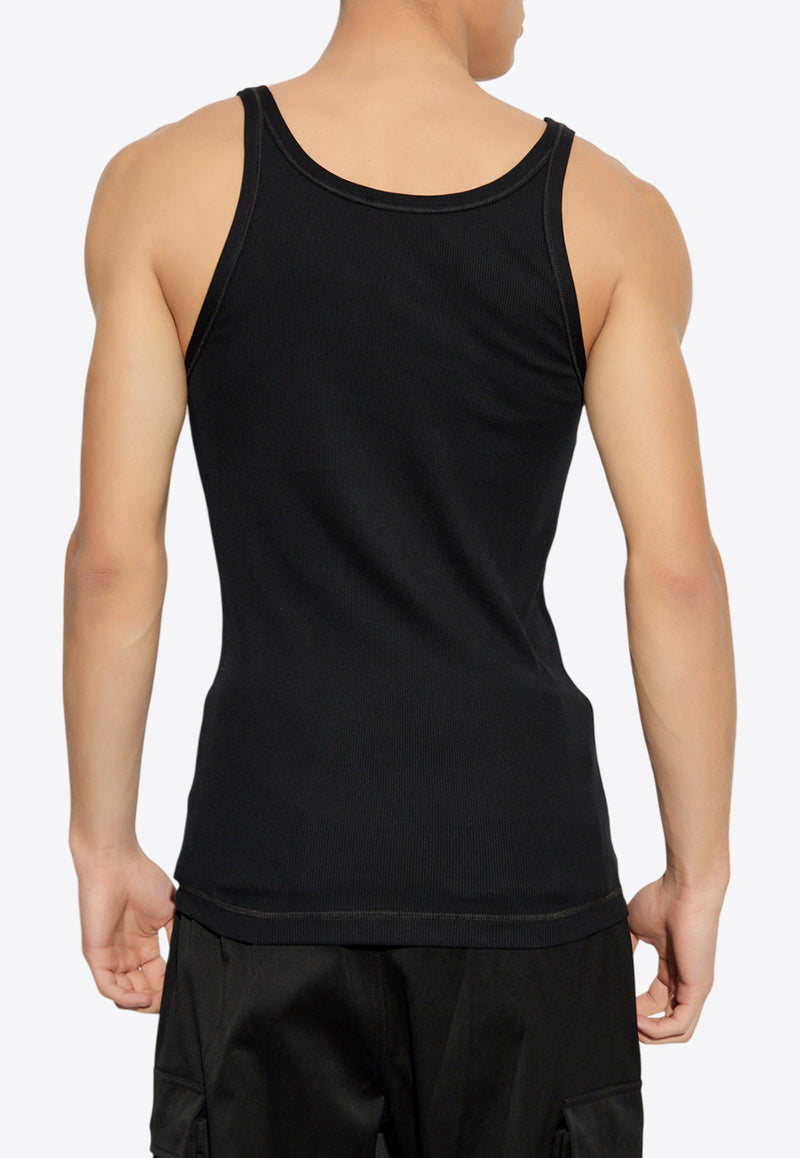 Dolce 
Gabbana Fine-Rib Slim-Fit Singlet Black G8PA8Z G7N4G-N0000