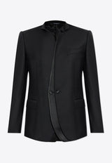 Dolce 
Gabbana Single-Breasted Wool Jacket Black G2UH4T FU21E-N0000